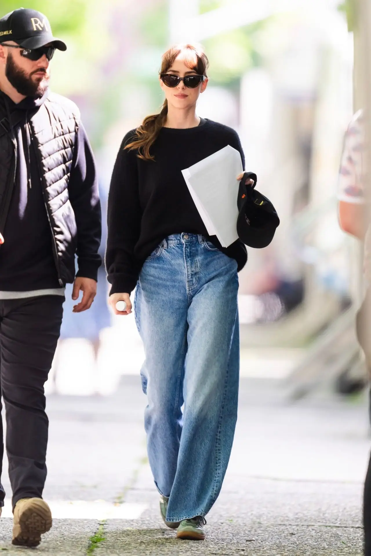 DAKOTA JOHNSON AT THE MOVIE SET OF THE MATERIALISTS IN NEW YORK13